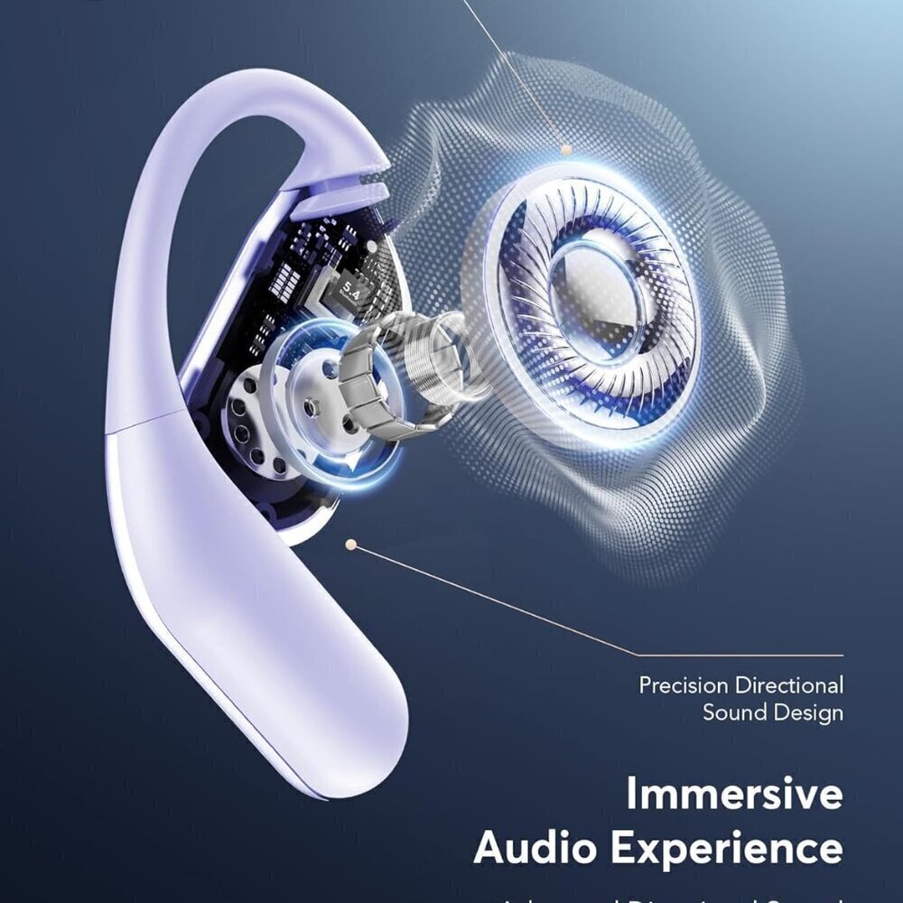 AI Translation Earbuds Real Time, 3-in-1 Translator Earbuds 144 Languages PURPLE - Picture 3 of 8